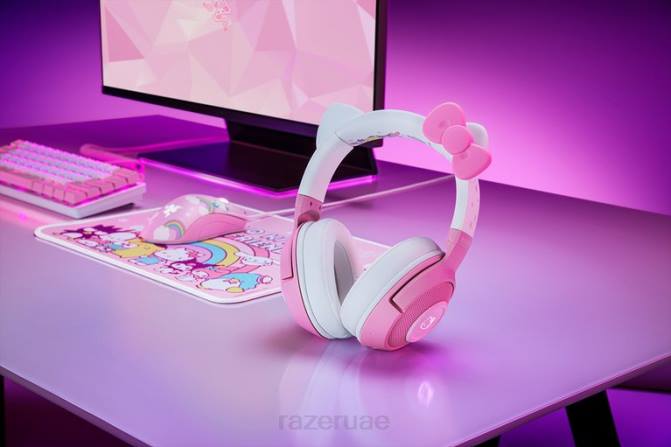 Razer كراكن بي تي - إصدار هيلو كيتي والأصدقاء 2PZV106 انشاء محتوى لون واحد