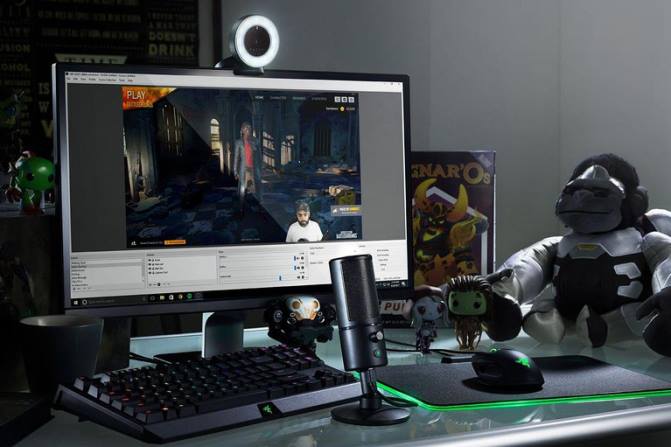 Razer سيرين 2PZV112 انشاء محتوى أسود