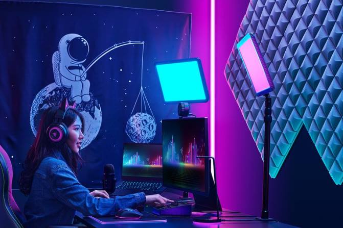 Razer صفاء الضوء الرئيسي 2PZV120 انشاء محتوى لون واحد