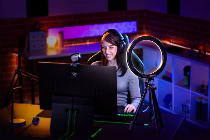 Razer ضوء حلقة 2PZV121 انشاء محتوى لون واحد