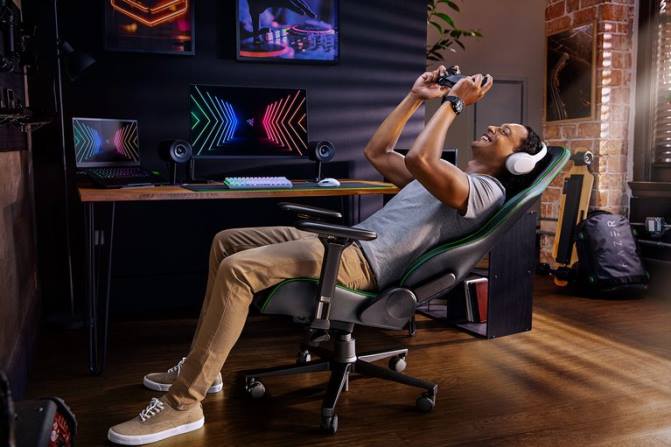 Razer إنكي 2PZV131 كرسي الألعاب أخضر