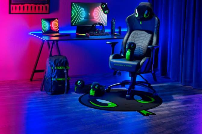 Razer سجادة أرضية سنيكي سنيك 2PZV142 كرسي الألعاب لون واحد