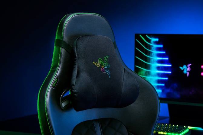 Razer كروما وسادة الرأس 2PZV144 كرسي الألعاب لون واحد