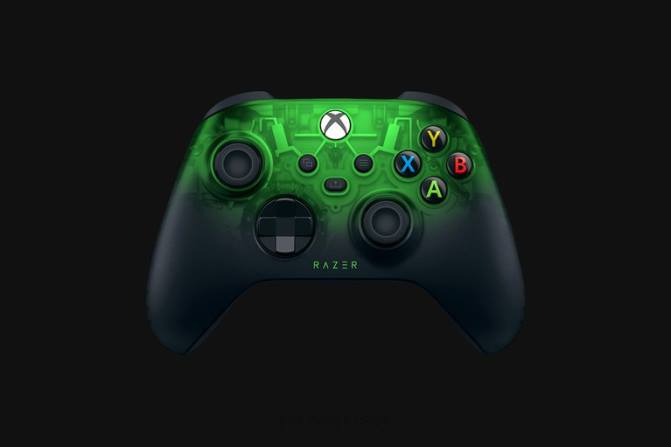 Razer وحدة تحكم لاسلكية وحامل شحن سريع لإصدار محدود من أجهزة إكس بوكس 2PZV164 وحدة التحكم لون واحد