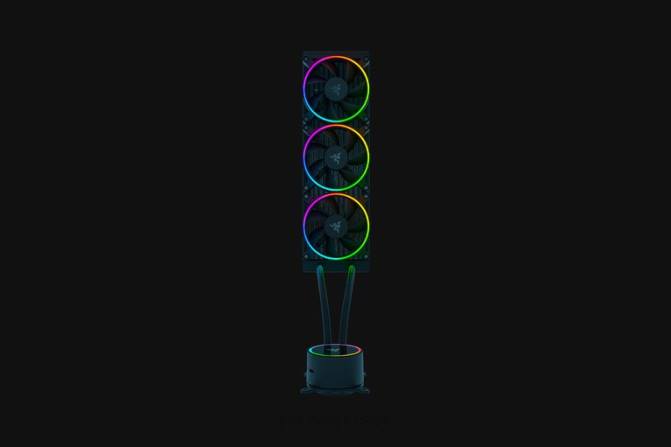 Razer مبرد سائل هانبو كروما آر جي بي آيو (غطاء مضخة آر جي بي) 2PZV18 مكون الكمبيوتر لون واحد