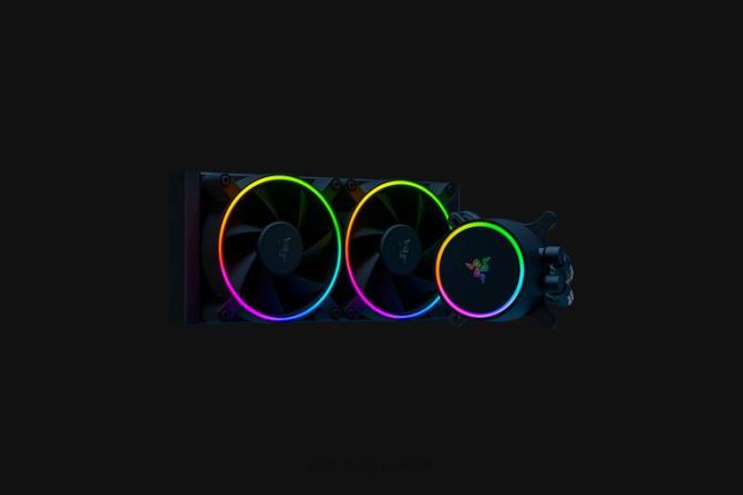 Razer مبرد سائل هانبو كروما آر جي بي آيو (غطاء مضخة آر جي بي) 2PZV19 مكون الكمبيوتر لون واحد