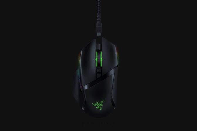 Razer Basilisk Ultimate مع قاعدة شحن 2PZV35 الفئران لون واحد