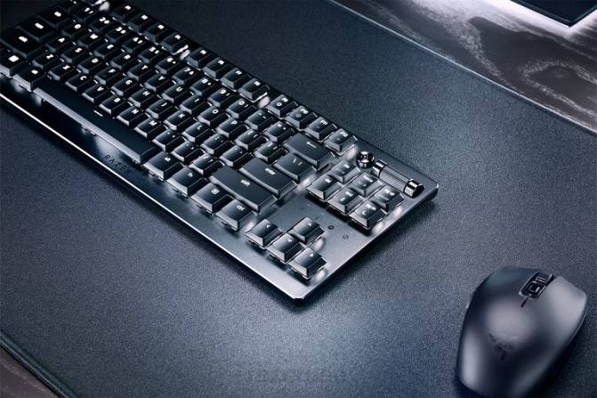Razer Deathstalker V2 Pro Tenkeyless - مفتاح بصري نقري - الولايات المتحدة 2PZV66 لوحة المفاتيح أسود