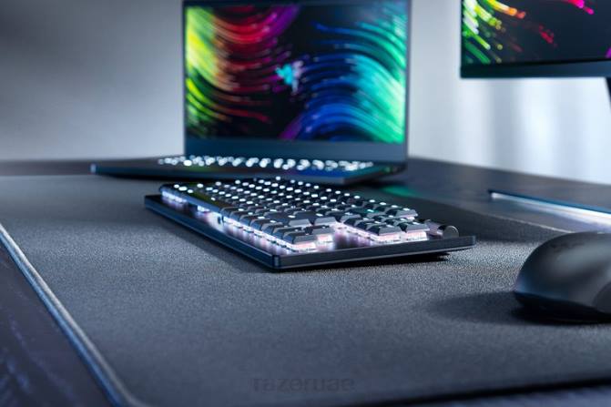 Razer Deathstalker V2 Pro Tenkeyless - مفتاح بصري نقري - الولايات المتحدة 2PZV66 لوحة المفاتيح أسود