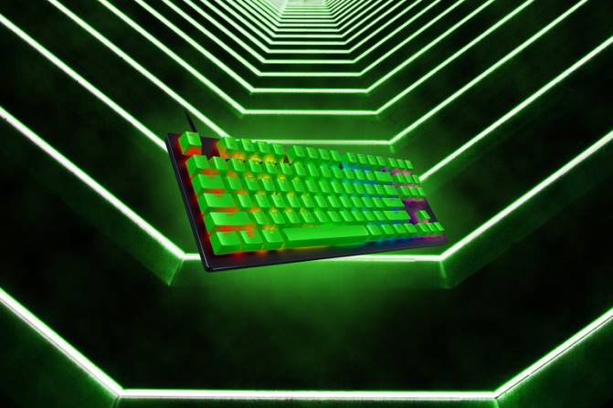 Razer إصدار بطولة Huntsman - لنا 2PZV74 لوحة المفاتيح أخضر