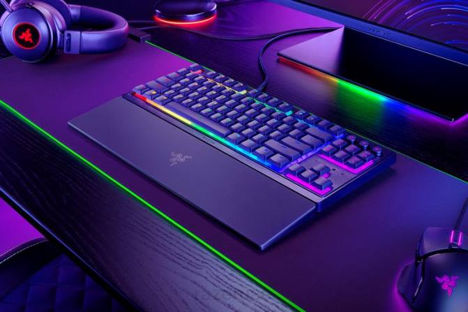 Razer Ornata v3 بدون مفتاح - لنا 2PZV76 لوحة المفاتيح لون واحد