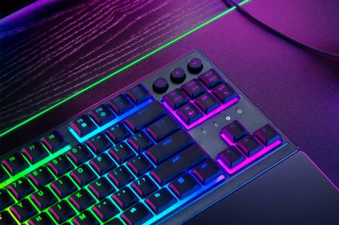 Razer Ornata v3 بدون مفتاح - لنا 2PZV76 لوحة المفاتيح لون واحد