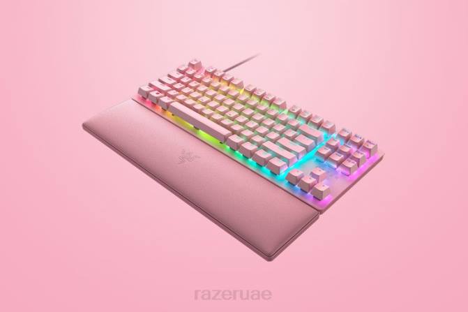 Razer هانتسمان V2 بدون مفتاح - مفتاح بصري خطي - الولايات المتحدة 2PZV70 لوحة المفاتيح كوارتز