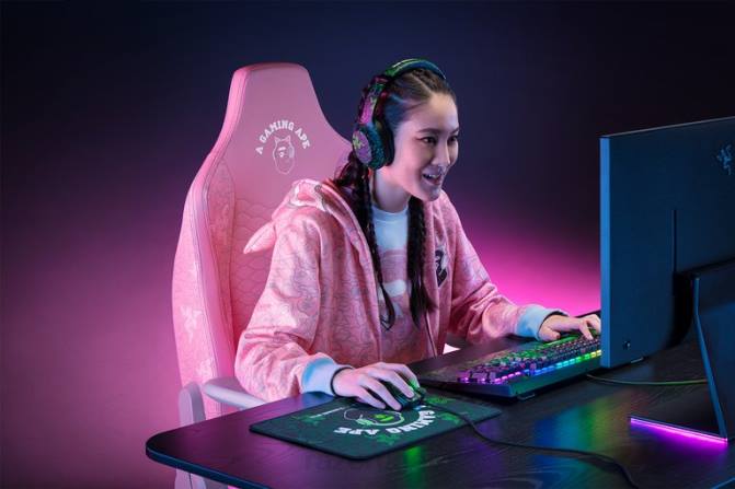 Razer X *A Bathing Ape iskur 2PZV126 كرسي الألعاب كوارتز