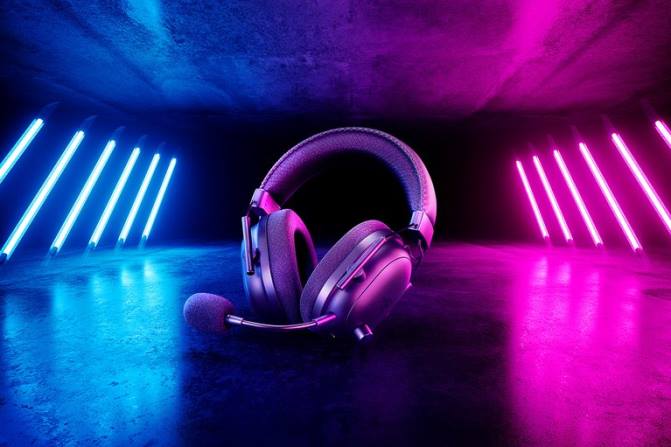 Razer blackshark v2 pro 2PZV85 صوت الألعاب أسود