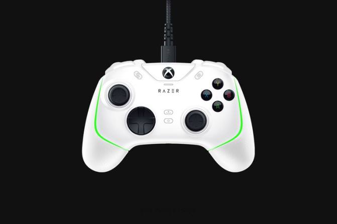 Razer ولفيرين v2 كروما 2PZV161 وحدة التحكم أبيض