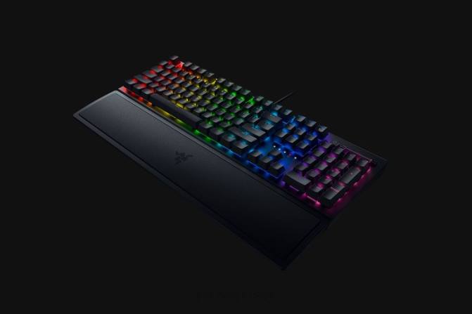 Razer بلاك ويدو v3 - المفتاح الأصفر - لنا 2PZV61 لوحة المفاتيح أسود