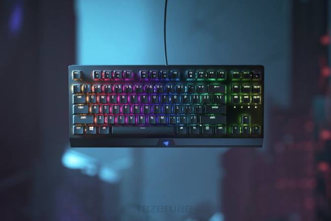 Razer بلاك ويدو v3 بدون مفتاح - مفتاح أصفر - لنا 2PZV62 لوحة المفاتيح أسود