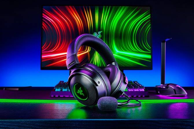 Razer فرط كراكن v3 2PZV95 صوت الألعاب لون واحد